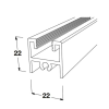 Phụ kiện cửa trượt đi Hafele 403.75.304 2 Phụ kiện cửa trượt đi Hafele 403.75.304