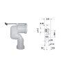 Bộ nối chuyển đổi đường xả dọc Duravit 588.45.961 2 Bộ nối chuyển đổi đường xả dọc Duravit 588.45.961