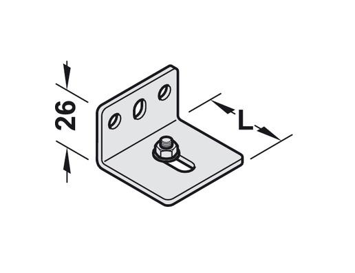 Bas đỡ gắn tường 64mm Hafele 940.42.063 4 Kích thước của Bas đỡ gắn tường 64mm Hafele 940.42.063