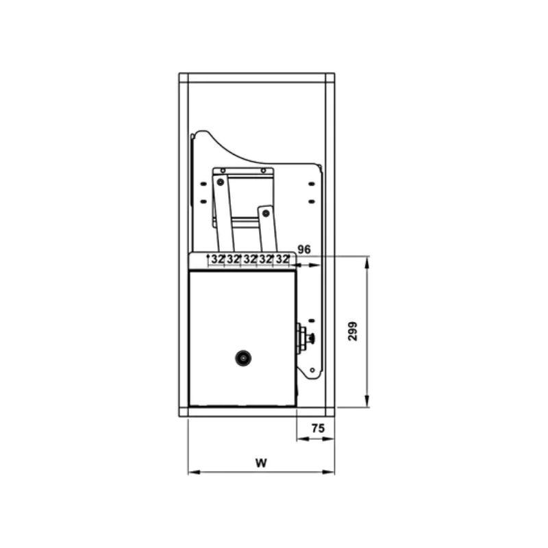 Bộ rổ bát đĩa Hafele Lento 504.76.143 900mm 4 Bộ rổ bát đĩa Hafele Lento 504.76.143 900mm