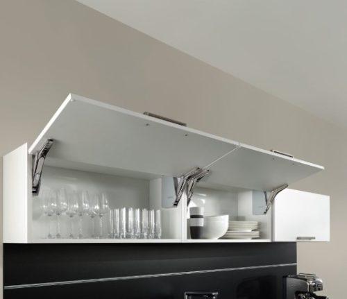 Bộ tay nâng Free Flap 1.7 Hafele 493.05.830 nắp xám 5 Bộ tay nâng Free Flap 1.7 Hafele 493.05.830 nắp xám