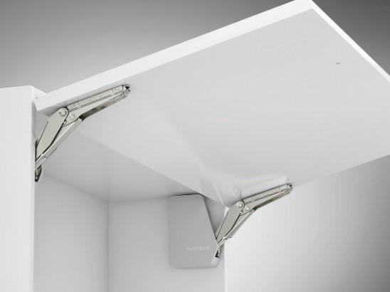 Bộ tay nâng Free Flap 1.7 Hafele 493.05.831 nắp xám 4 Bộ tay nâng Free Flap 1.7 Hafele 493.05.831 nắp xám