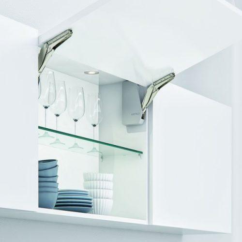 Bộ tay nâng Free Flap 1.7 Hafele 493.05.832 nắp xám 5 Bộ tay nâng Free Flap 1.7 Hafele 493.05.832 nắp xám