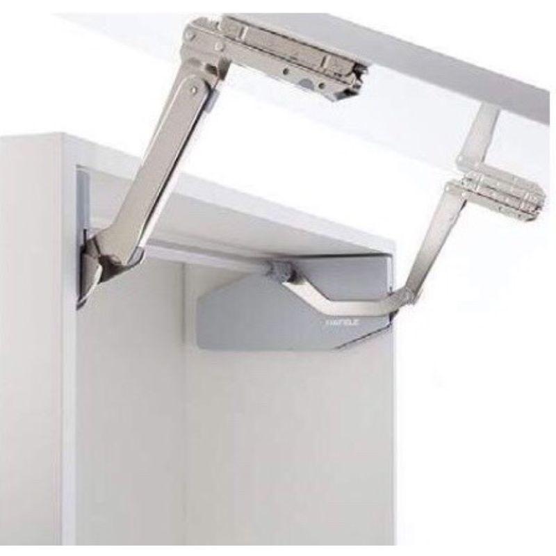 Bộ tay nâng Free Up Hafele 493.05.802 nắp xám 3 Bộ tay nâng Free Up Hafele 493.05.802 nắp xám