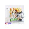 Giá dao thớt Inox nan vuông, ray giảm chấn Kit Plus DE 40T 2 Giá dao thớt Inox nan vuông, ray giảm chấn Kit Plus DE 40T