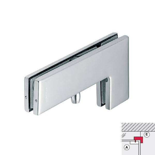 Kẹp kính chữ L Inox bóng Hafele 981.00.663 3 Kẹp kính chữ L Inox bóng Hafele 981.00.663