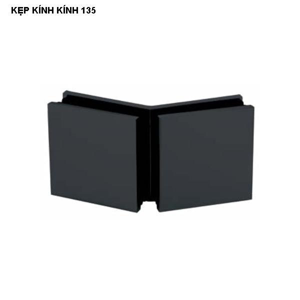 Kẹp kính - kính 135º màu đen Hafele 981.77.915 3 Kẹp kính - kính 135º màu đen Hafele 981.77.915