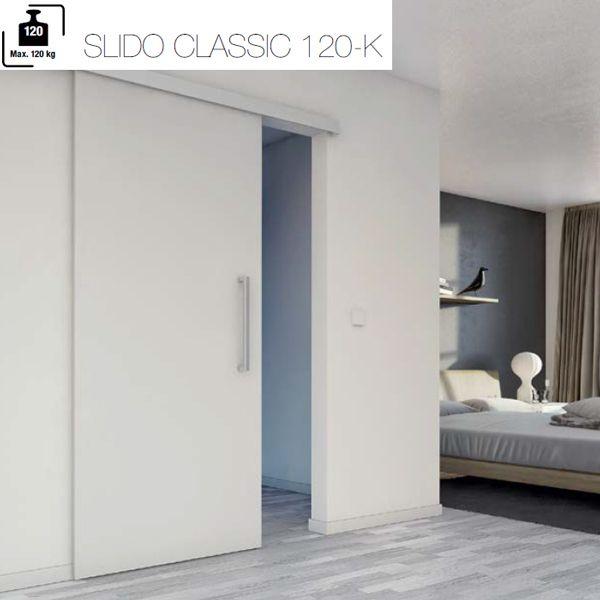 Phụ kiện cửa trượt Slido Classic 120-K Hafele 940.82.254 4 Phụ kiện cửa trượt Slido Classic 120-K Hafele 940.82.254