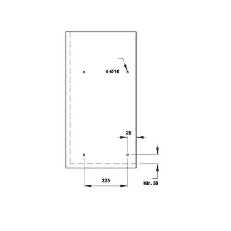 Rổ bát đĩa không khung Presto Hafele 544.40.024 Inox 304 4 Kích thước của Rổ bát đĩa có khung Presto Hafele 544.40.024 Inox 304