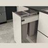 Thùng rác âm tủ ray hộp giảm chấn cao cấp Eurogold BA400 2 Thùng rác âm tủ ray hộp giảm chấn cao cấp Eurogold BA400