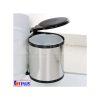 Thùng rác Inox tròn gắn cánh Kit Plus DF.14L 2 Thùng rác Inox tròn gắn cánh Kit Plus DF.14L