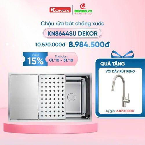 Khuyến mại chậu rửa bát Workstation Undermount Sink KN8644SU Dekor