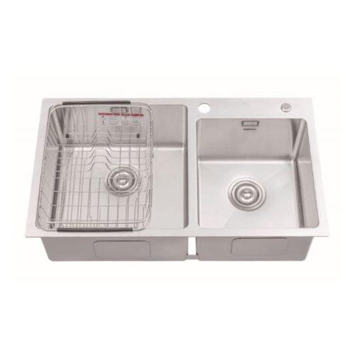 Chậu rửa bát inox 2 hố Paul Schmitt PA8045-TL