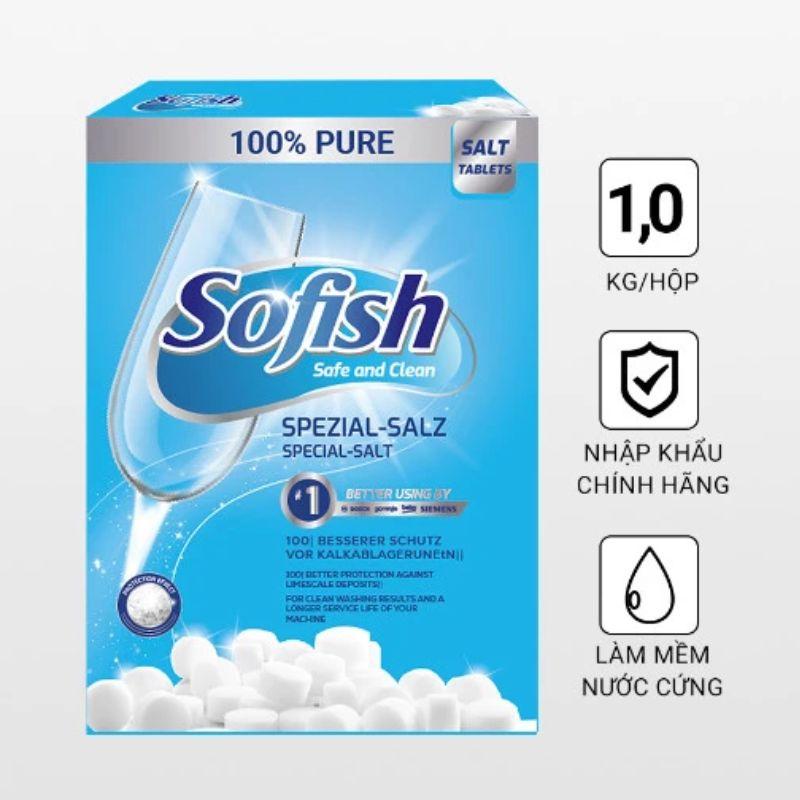 Muối rửa bát Sofish 1kg 3 Muối rửa bát Sofish 1kg