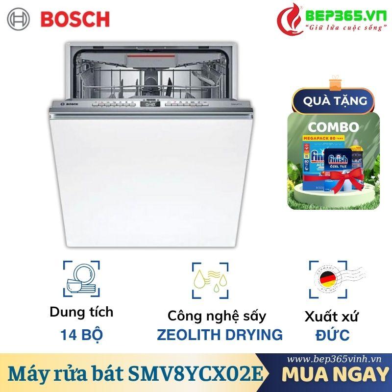 Máy rửa bát âm tủ Bosch SMV8YCX02E serie 8 3 Máy rửa bát âm tủ Bosch SMV8YCX02E serie 8