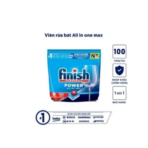 Viên rửa bát Finish AIO Max 100 viên