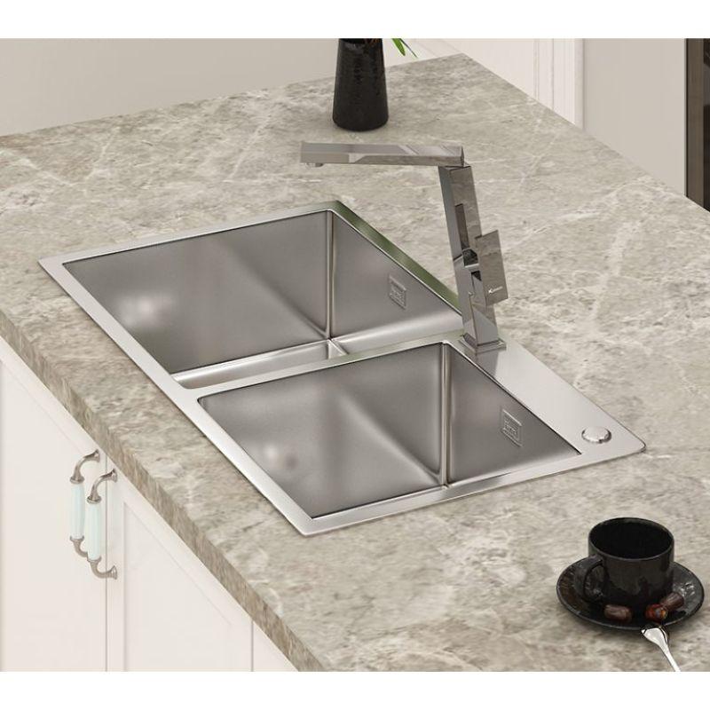 Vòi rửa bát nóng lạnh Konox KN1209 5 Hình ảnh thực tế vòi rửa bát nóng lạnh Konox KN1209