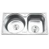 Chậu rửa bát inox 2 hố Gorlde GD-5012 2 Chậu rửa bát inox 2 hố Gorlde GD-5012
