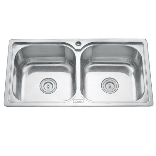 Chậu rửa bát inox 2 hố Gorlde GD-5222