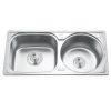 Chậu rửa bát inox 2 hố Gorlde GD-5312 1 Chậu rửa bát inox 2 hố Gorlde GD-5312