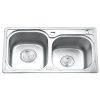 Chậu rửa bát inox 2 hố Gorlde GD-5402 2 Chậu rửa bát inox 2 hố Gorlde GD-5402