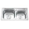 Chậu rửa bát inox 2 hố Gorlde GD-5602 1 Chậu rửa bát inox 2 hố Gorlde GD-5602