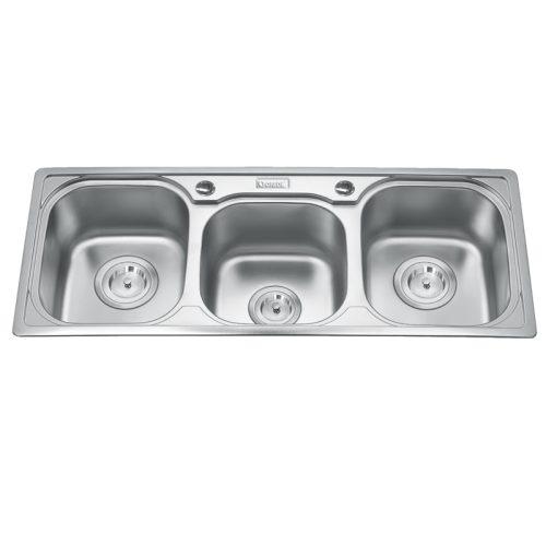 Chậu rửa bát inox 3 hố Gorlde GD-5631