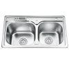 Chậu rửa bát inox 2 hố Gorlde GD-5712