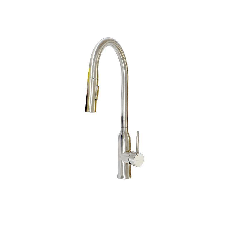 Vòi rửa bát nóng lạnh BossEU BS304V4 có dây rút 3 Vòi rửa bát nóng lạnh BossEU BS304V4 có dây rút
