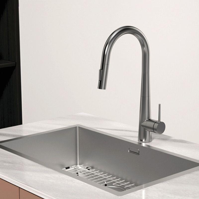 Vòi rửa bát Hafele HT24-SH1P417 TITAN 570.85.441 có dây rút 4 Hình ảnh vòi rửa bát Hafele HT24-SH1P417 TITAN 570.85.441 có dây rút