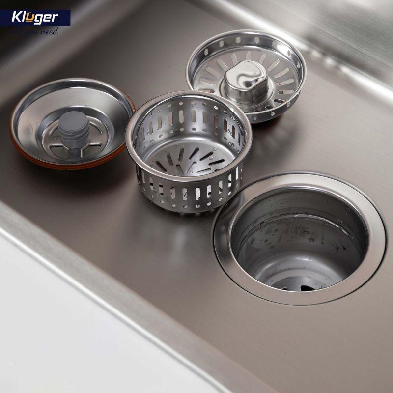 Chậu rửa bát 1 hố Kluger KF8121B-S75 4 Ảnh chậu rửa bát 1 hố Kluger KF8121B-S75