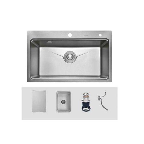 Ảnh chậu rửa bát 1 hố Kluger KW8181FS-S81 Plus