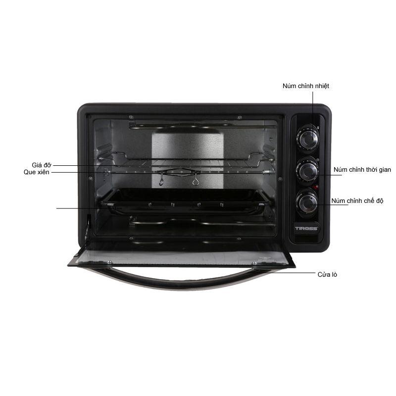 Lò nướng 40L Tiross TS9602 4 Ảnh lò nướng 40L Tiross TS9602
