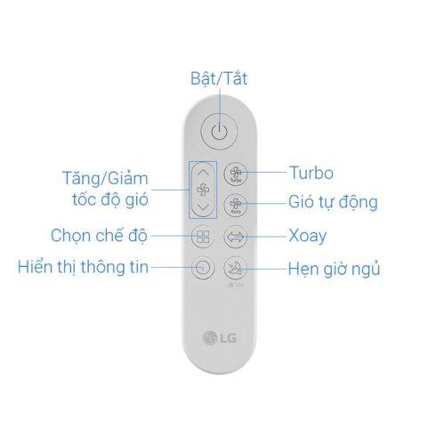 Điều khiển máy lọc không khí LG FS15GPBK0.ABAE