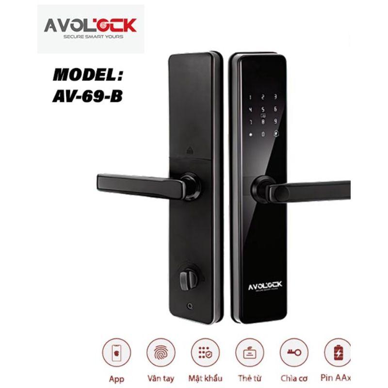 Khóa cửa điện tử Avolock AV-69-B 3 Khóa cửa điện tử Avolock AV-69-B
