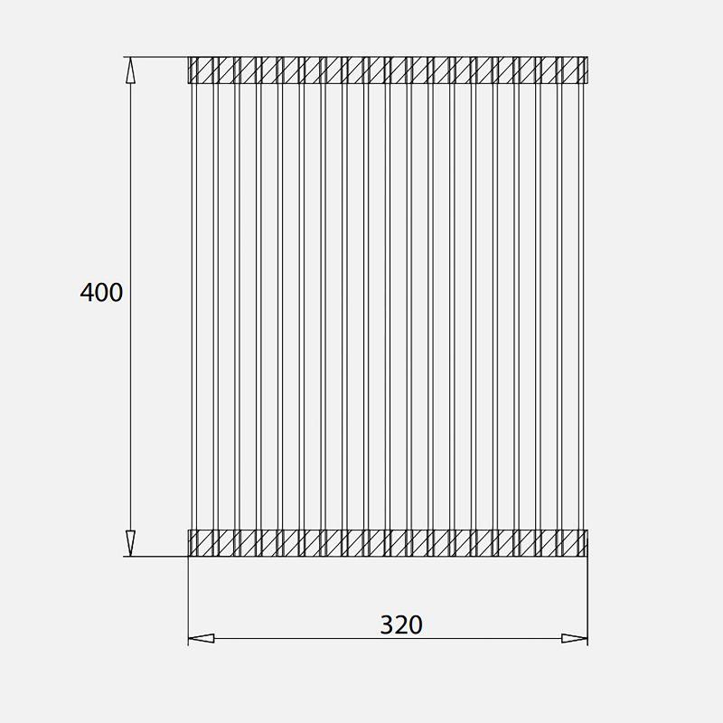 Giá để đồ inox Kluger KRM-01 5 Kích thước giá để đồ inox Kluger KRM-01