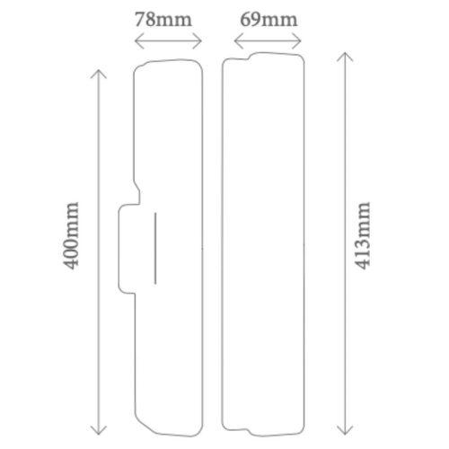 Kích thước khóa thông minh Avolock AL-87FRV-G