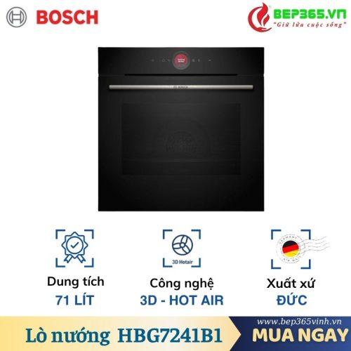 Lò nướng âm tủ 71L Bosch HBG7241B1