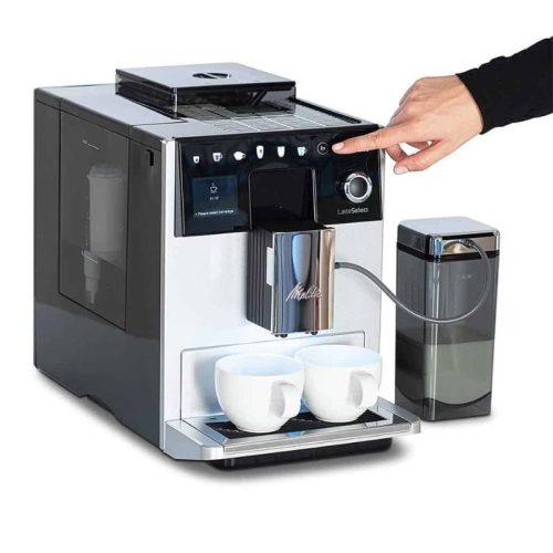 Máy pha cafe tự động Melitta Latte Select Silver 8 Bảng điều khiển máy pha cafe tự động Melitta Latte Select Silver