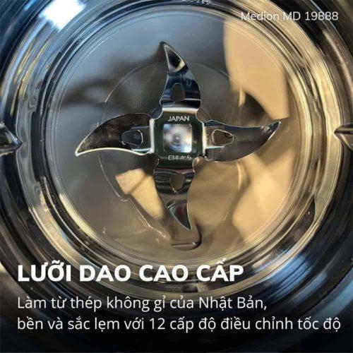 Máy làm sữa hạt tự động Medion MD 19888 8 Lưỡi dao máy làm sữa hạt tự động Medion MD 19888