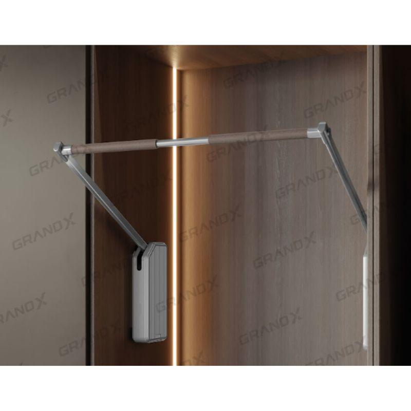 Giá nâng hạ điện treo quần áo GrandX XM.15E 4 Ảnh giá nâng hạ điện treo quần áo GrandX XM.15E