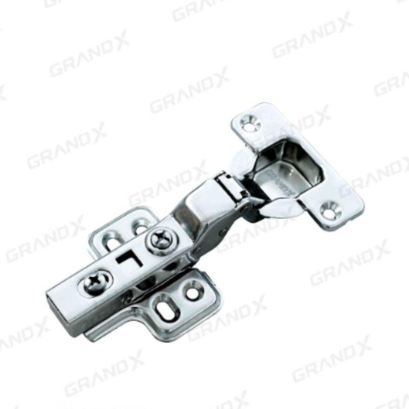 Bản lề cong lắp trùm nửa Capella SUS304 GrandX XC.S304B 3 Bản lề cong lắp trùm nửa Capella SUS304 GrandX XC.S304B