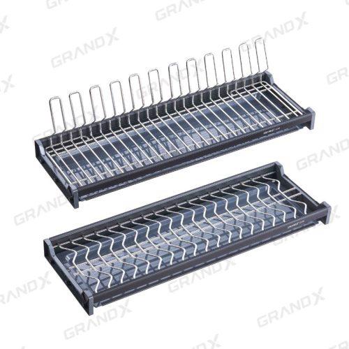 Giá bát đĩa cố định nan Oval SUS304 Grandx XF.70M
