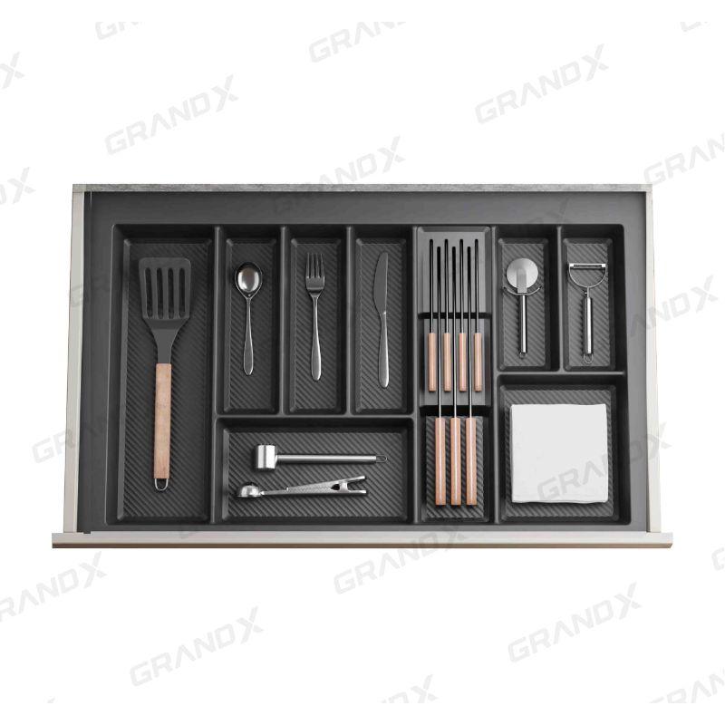 Khay chia thìa nĩa đa năng nhựa PP cao cấp Grandx XT.P900 3 Khay chia thìa nĩa đa năng nhựa PP cao cấp Grandx XT.P900