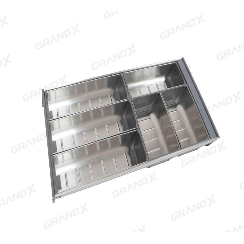 Khay chia thìa nĩa đa năng SUS304 cao cấp Grandx XT.S280 3 Khay chia thìa nĩa đa năng SUS304 cao cấp Grandx XT.S280