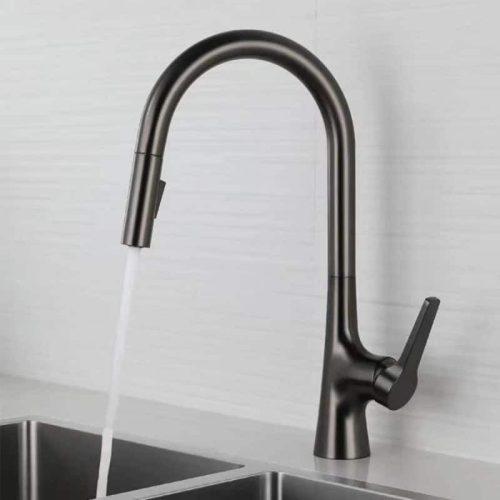 Vòi rửa bát nóng lạnh Faster FS 929G có dây rút