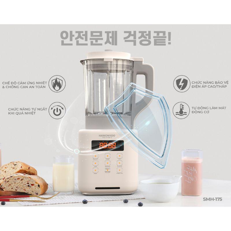 Máy làm sữa hạt Hawonkoo SMH-175 5 Máy làm sữa hạt Hawonkoo SMH-175 - Ảnh 3