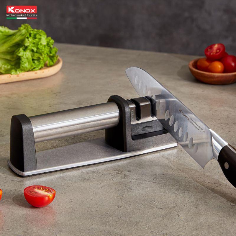 Dụng cụ mài dao 2 khe Konox Knife Sharpener 4 Ảnh dụng cụ mài dao 2 khe Konox Knife Sharpener