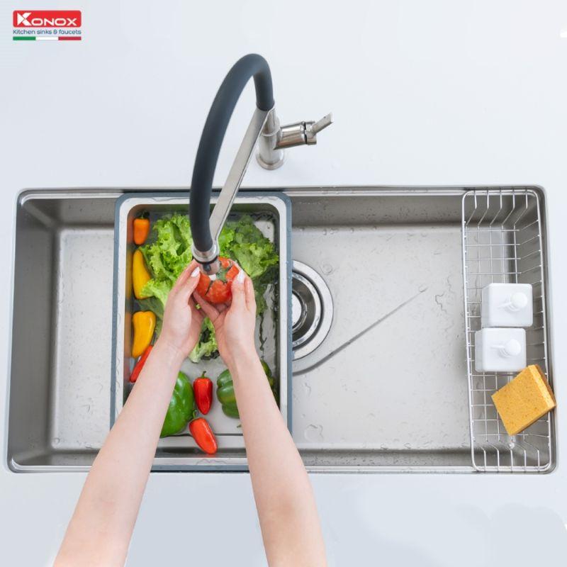 Chậu rửa mini Konox CD TariR16 5 Ảnh thực tế chậu rửa mini Konox CD TariR16