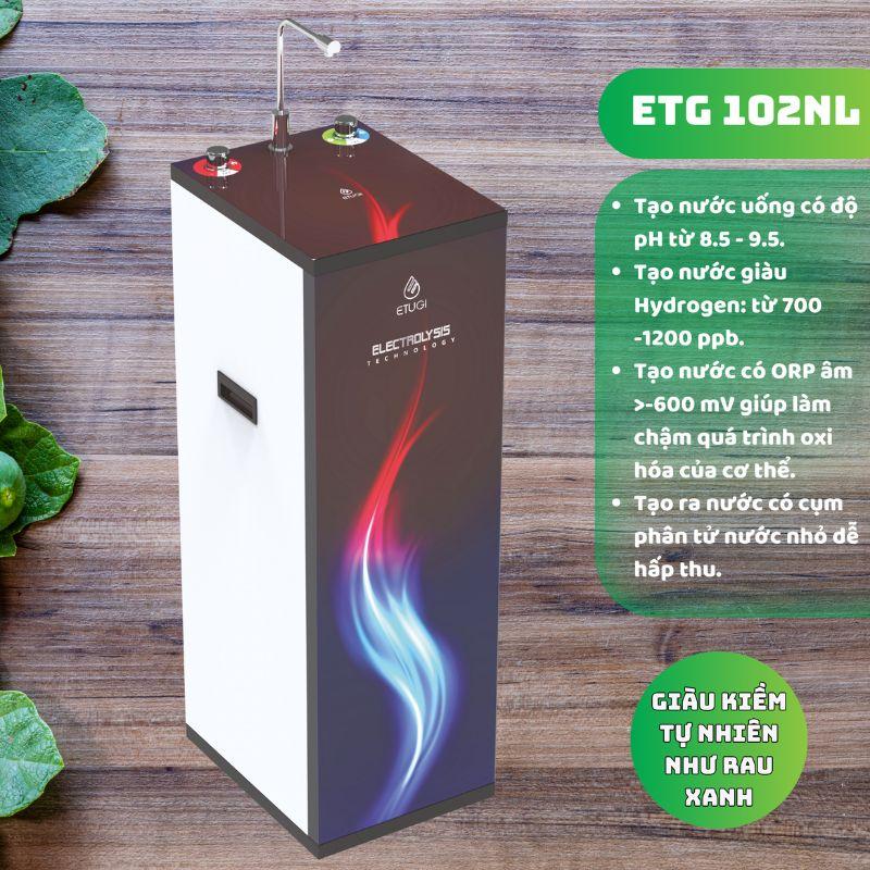 Máy lọc nước ion kiềm Etugi ETG102NL 4 Máy lọc nước ion kiềm Etugi ETG102NL - Ảnh 2